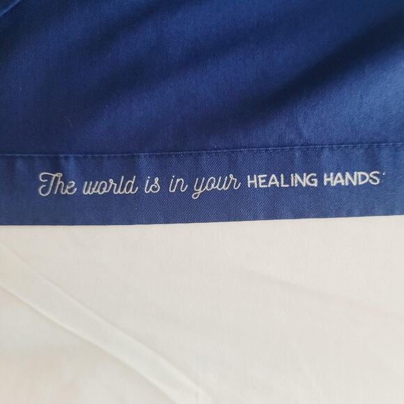 Healing Hands Scrubs Set Mens XL V-Neck Justin Top Daniel Cargo Pants Nursing - Picture 5 of 16